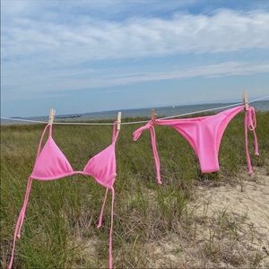 Pink bikini